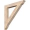 Ekena Millwork Traditional Traditional Smooth Bracket, Douglas Fir, 5 1/2"W x 44"D x 44"H BKT06X44X44TRA01SDF - alternate 1